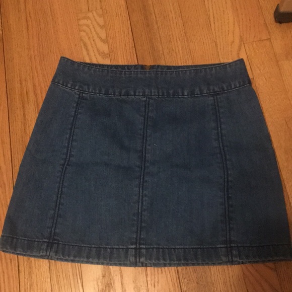 Free People Dresses & Skirts - Free people jean skirt Free People Dresses & Skirts - Free people jean skirt
